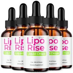 (5 Pack) Lipo Rise Drops Advanced Health & Fitness Supplement LipoRise 150 Servs