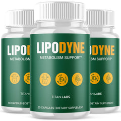 (3 Pack) LipoDyne Advanced Energy & Fitness Supplement Lipo Dyne 180 Capsules