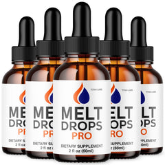 (5 Pack) Melt Drops Pro Natural Health & Fitness Formula MeltDrops 150 Servings