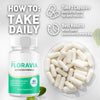 Image of (3 Pack) Floravia Probiotic Support Gut Health & Digestive Function 180 Capsules
