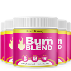 (5 Pack) Burn Blend Powder Support For Weight Management BurnBlend 150 Servings