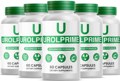 Urol Prime Capsules to Support Healthy Prostate (5 Pack-300 Capsules)