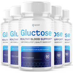 (5 Pack) Gluctose Blood Pills Advanced Max Support Gluctose Fomula 300 Capsules