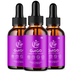 Gut Go Health Supplement - Support for Optimal Digestive Health (3 Pack)
