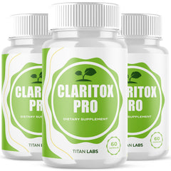 (3 Pack) Claritox Pro Nootropic Natural Brain Supplement ClaritoxPro 180 Capsule