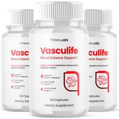 (3 Pack) Vasculife Advanced Blood Max Support Supplement Vascu Life 180 Capsules