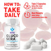 Image of (1 Pack) Gluco Sera+ Pills Advanced Blood Health Support Supplement GlucoSera+ 60 Capsules