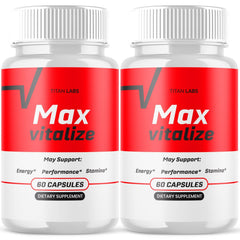 (2 Pack) Max Vitalize Advanced Male Support Supplement MaxVitalize 120 Capsules