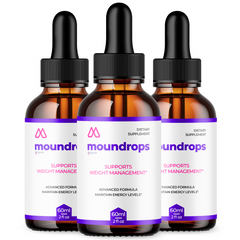 Moundrops Weight Loss Drops Moun Drops Weight Management Liquid 180ML (3 Pack)