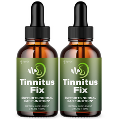Tinnitus Fix Ear Health Drops All Natural TinnitusFix Vitamin 60 Servs (2 Pack)