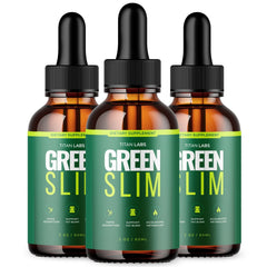 (3 Pack) Green Slim Drops Natural Health & Fitness Support GreenSlim 90 Servings