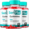 Image of Senflo Digestive Support Gummies Advanced Gut Health Balance Supplement (3 Pack-180 Gums)