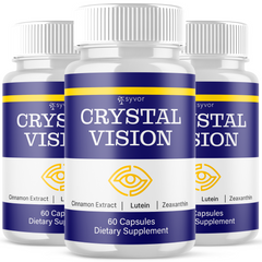 (3 Pack) Crystal Vision Support Healthy Eye Function CrystalVision 180 Capsules