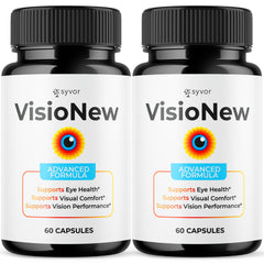 (2 Pack) VisioNew Advanced Eye Vision Support Visio New Supplement 120 Capsules