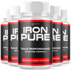 Image of (5 Pack) Iron Pure Advanced Male Pills Formula IronPure Supplement 300 Capsules