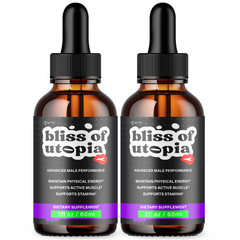 Bliss of Utopia Male Support Drops Advanced Vitamin Supplement (2 Pack - 120 Serve