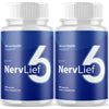 Image of (2 Pack) Nerv Lief 6 Nootropic Formula Natural NervLief6 Supplement 120 Capsules