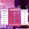 Image of (1 Pack) Rhinox X Advanced Male Support Pills RhinoxX Supplement 60 Capsules