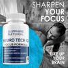 Image of Neuro Tech IQ Brain Supplement, Neuro Tech Focus Formula (3 Pack-180 Capsules)