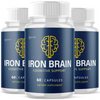 Image of Iron Brain Nootropic All Natural Formula Brain Supplement (3 Pack - 180 Capsules)