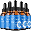 Image of (5 Pack) Oculear Drops Advanced Support Healthy Eye Vision Ocu Lear 150 Servings