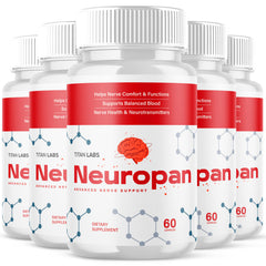(5 Pack) Neuropan Nootropic Natural Super Nerve Supplement Neuro Pan 300 Capsule