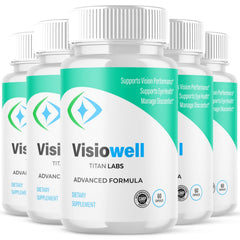 (5 Pack) Visiowell Vision Support Healthy Eye Function Visio Well 300 Capsules