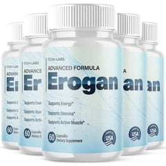 (5 Pack) Erogan Advanced Male Support Max Vitamin Supplement Ero Gan 300 Capsules