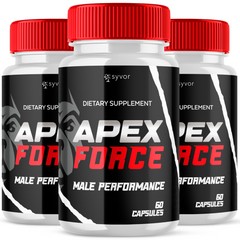 Apex Force Pills for Men Max Strength Apex Force Formula Supplement (3 Pack - 180 Capsules)