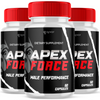 Image of Apex Force Pills for Men Max Strength Apex Force Formula Supplement (3 Pack - 180 Capsules)
