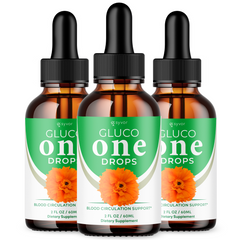 (3 Pack) Gluco One Blood Support Drops Advanced GlucoOne Supplement 90 Servings