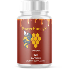 (1 Pack) PowerHoneyX Advanced Male Support Supplement Power Honey X 60 Capsules