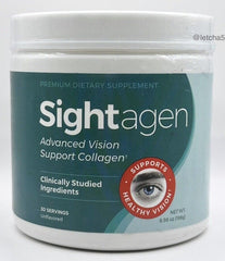 Sightagen Advanced Vision Support Collagen (30 Scoops) Unflavored NEW ORIGINAL