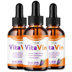 (3 Pack) Vita Vin Male Support Drops Advanced VitaVin Supplement 90 Servings