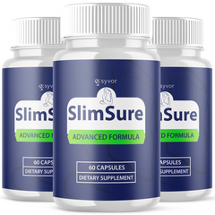 (3 Pack) SlimSure Pills Advanced Formula for Energy & Fitness Slim Sure 180 Capsules