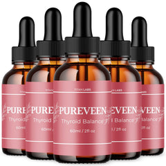 (5 Pack) Pureveen Drops Advanced Health & Fitness Formula Pure Veen 150 Servings