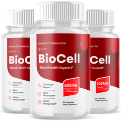 BioCell Blood Health Support Bio Cell Glycogen Vitamin (3 Pack-180 Capsules)