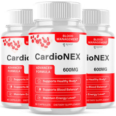 (3 Pack) Cardionex Blood Pills Advanced Support Cardionex Supplement 180 Capsule