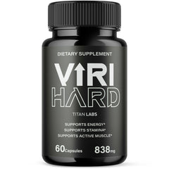 (1 Pack) Viri Hard Advanced Male Health Support Supplement ViriHard 60 Capsules