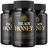 Image of (3 Pack) Brain Honey Nootropic Natural Brain Supplement Brain Honey 180 Capsules
