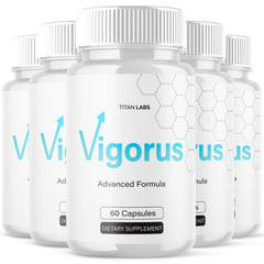 (5 Pack) Vigorus Advanced Male Health Support Supplement Vigor Us 300 Capsules