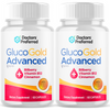 Image of Gluco Gold Blood Balance Glycogen Supplement Pills (2 Pack - 120 Capsules)