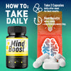 Image of (2 Pack) Mind Boost Nootropic All Natural Brain Supplement MindBoost 120 Capsule
