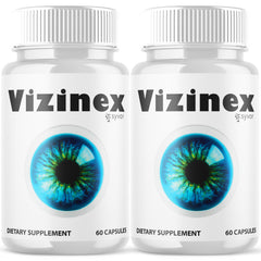 (2 Pack) Vizinex Advanced Support For Healthy Eye Vision Vizi Nex 120 Capsules
