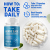 Image of (3 Pack) Nerve Ease Nootropic Nerve Support Max Supplement NerveEase 180 Capsule