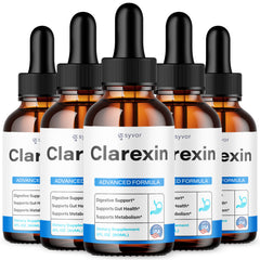 (5 Pack) Clarexin Drops Advanced Gut Health Support Max Supplement 150 Servings