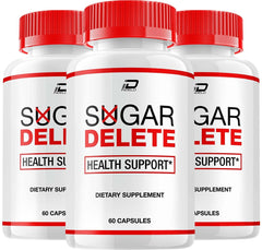 Sugar Delete Supplement Pills (3 Pack - 180 Capsules)