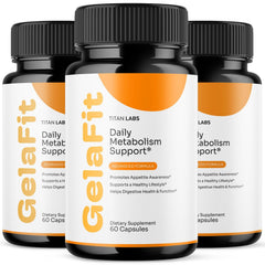 (3 Pack) GelaFit Advanced Energy & Fitness Max Supplement Gela Fit 180 Capsules