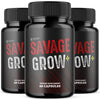 Image of (3 Pack) Savage Grow Advanced Male Support Pills SavageGrow Vitamin 180 Capsules