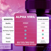 Image of (3 Pack) Alpha Viril Advanced Male Pills AlphaViril Formula Supplement 180 Caps